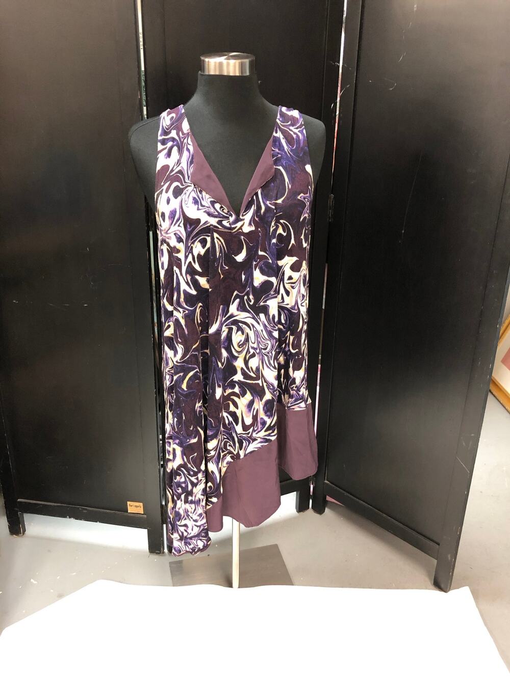 Women's Vera Wang purple pattern Dress